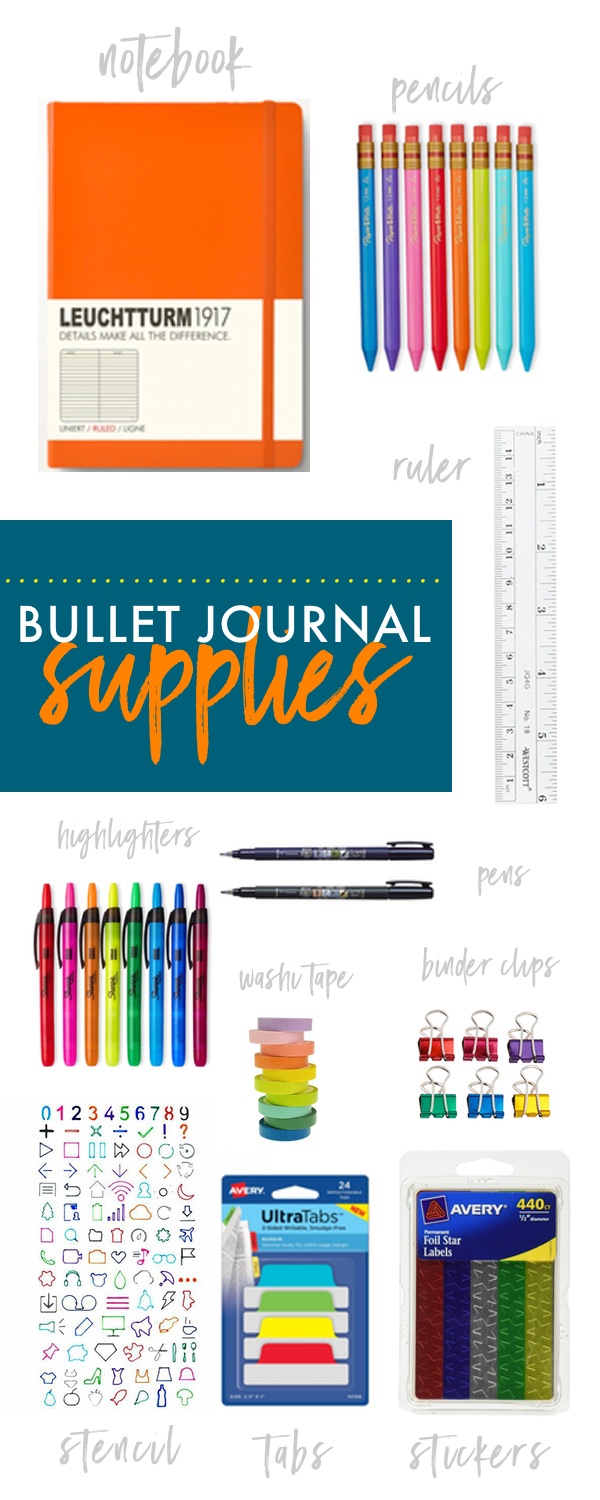 Bullet Journal Supplies {Must have items that make great gift ideas!}