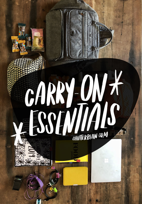 Carry-On Bag Essentials - Shutterbean