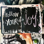Follow your joy! I love lists art by Tracy Benjamin - #hobonichi #hobonichicousin