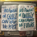 No amount of guilt/anxiety (I love lists// Tracy Benjamin) #hobonichicousin #hobonichi