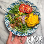 Tracy Benjamin from Shutterbean shares are favorite Burger Salads on her blog! All gluten- free options!