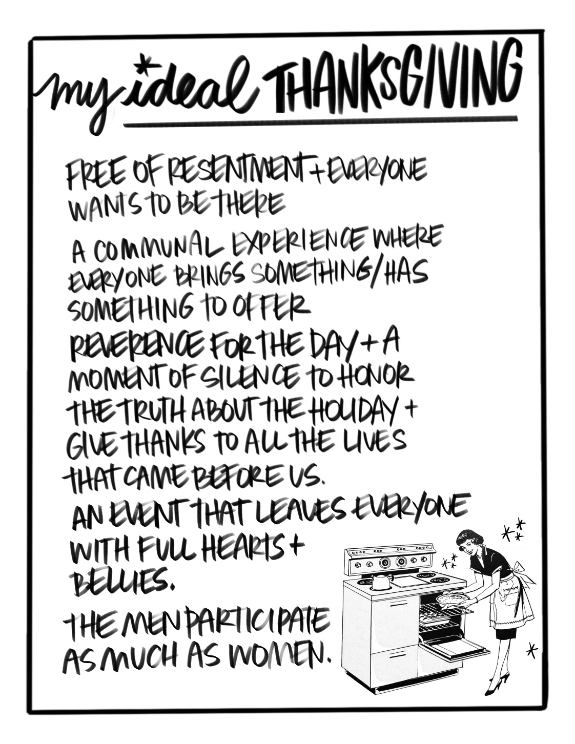 My Ideal Thanksgiving- Tracy Benjamin of Shutterbean + The Handwriting Club