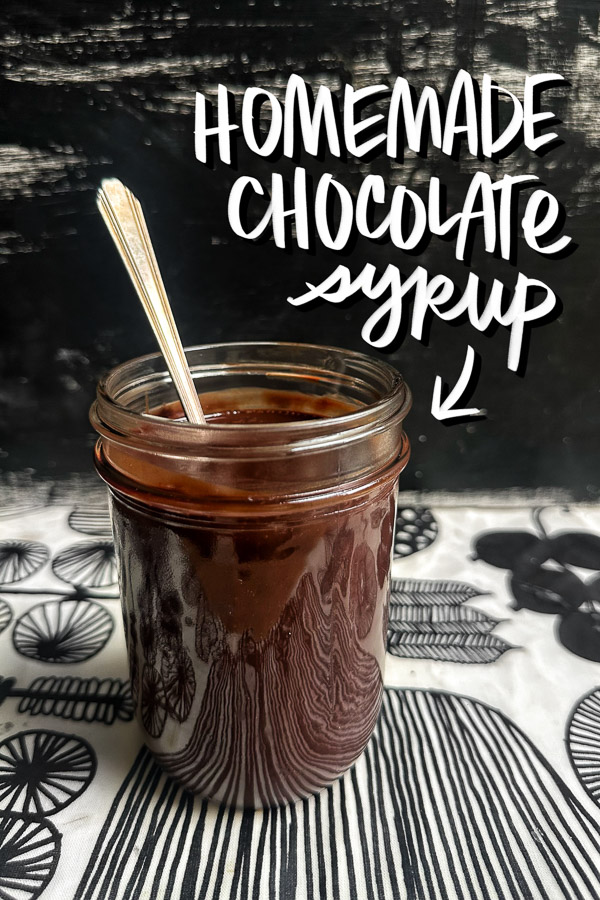 Homemade Chocolate Syrup