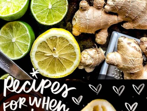 Recipes for When You're Sick- Tracy from Shutterbean shares a list of recipes that will help you get well soon!